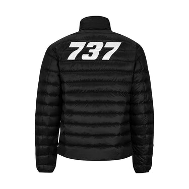 BOEING 737 Men's Stand Collar Padded Jacket e-joyer